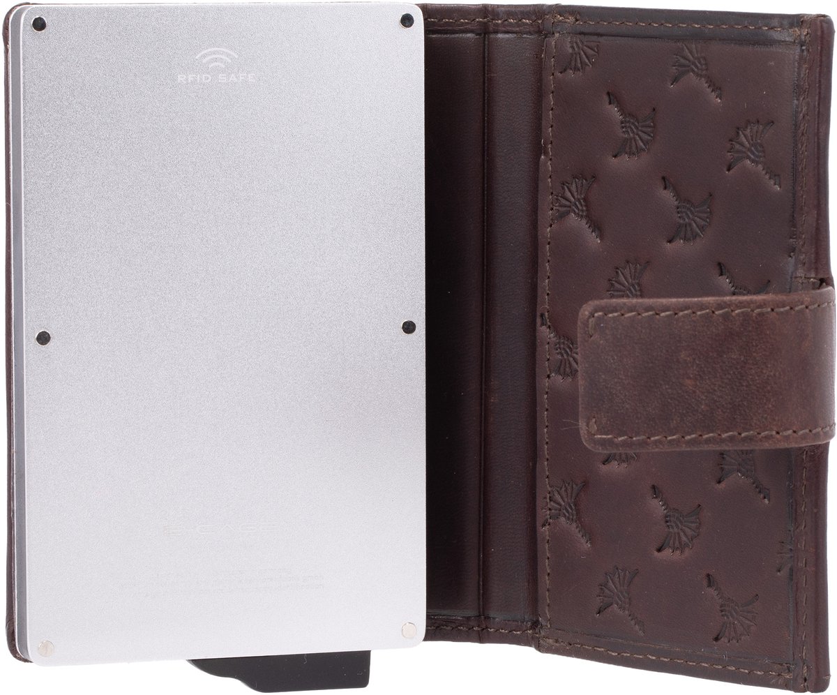JOOP! kaarthoes Cerratano C-Three E-Cage Darkbrown donkerbruin