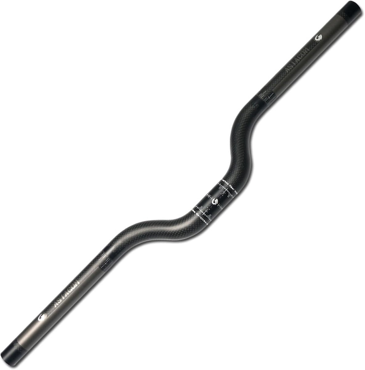 Mountainbike Stuur Carbon Fiber Bend Stuur Geschikt voor Fietsen Vouwfiets - ShopVlot