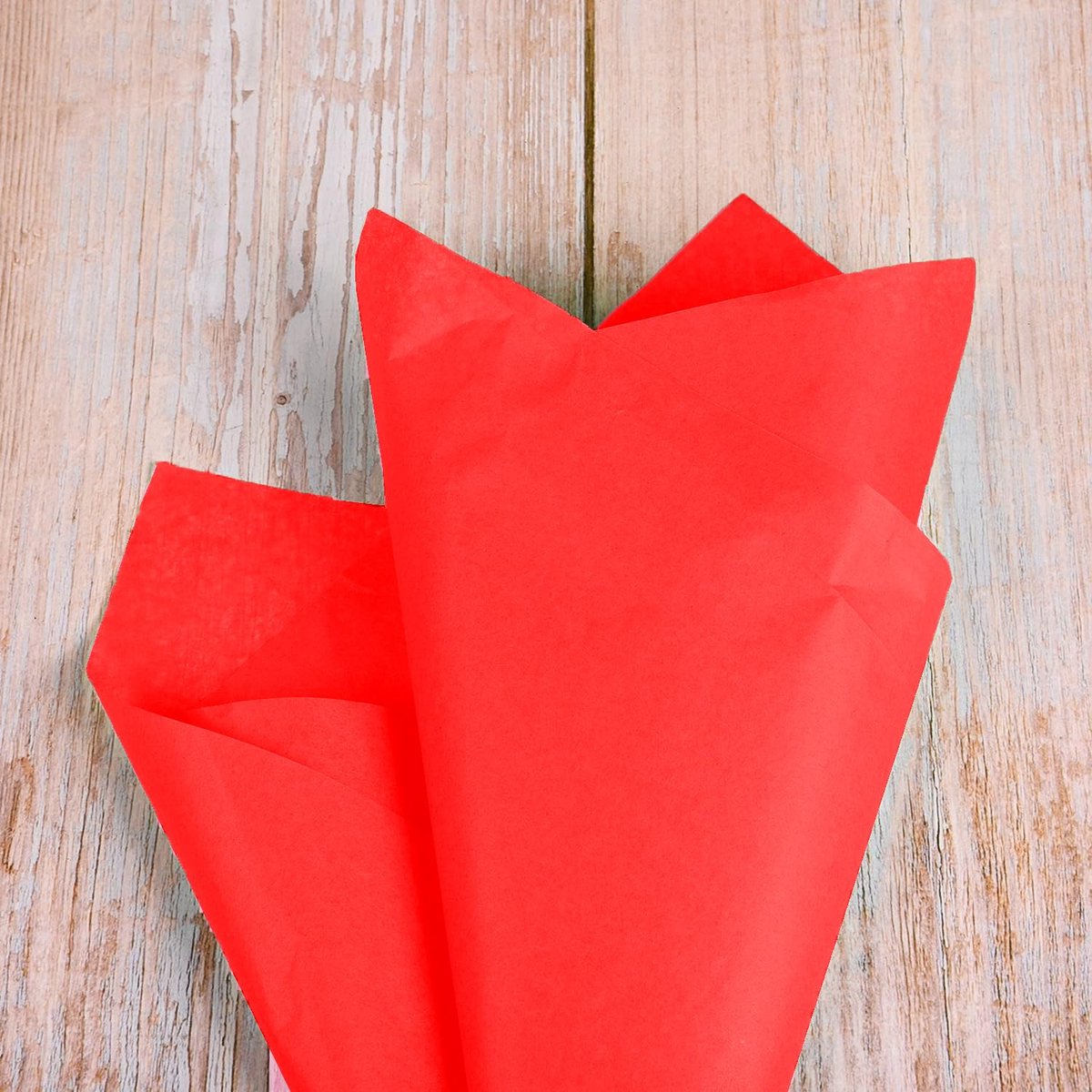 60 vellen rood zijdepapier, 35 x 50 cm, cadeauverpakking, zijdepapier voor cadeauverpakking, vulstof, bloemenkunst - ShopVlot