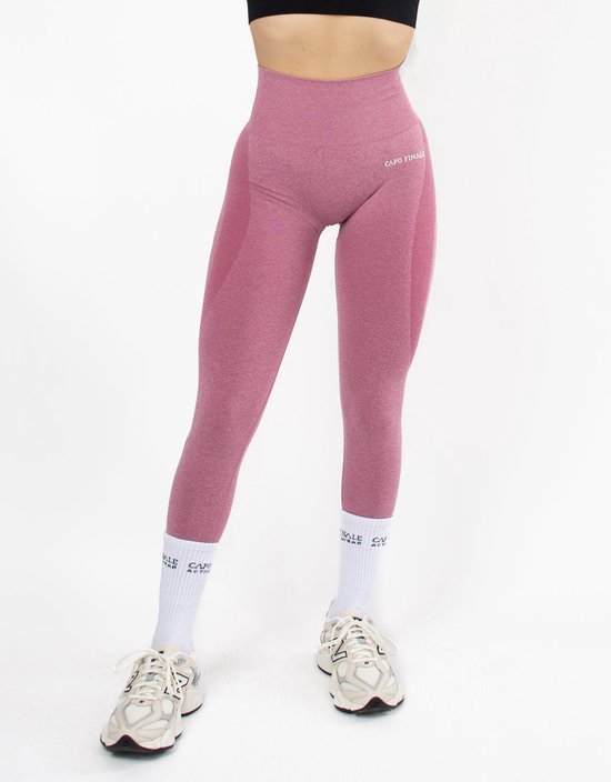 Modesty High-Waist Legging - CAPO FINALE - Leggings - L - Kleur Groen - Sportkleding - Activewear - Gymkleding - Fitnesskleding - Sportoutfit - Fitness - Hardlopen - Crossfit - Yoga - Pilates - Krachttraining — afbeelding 3