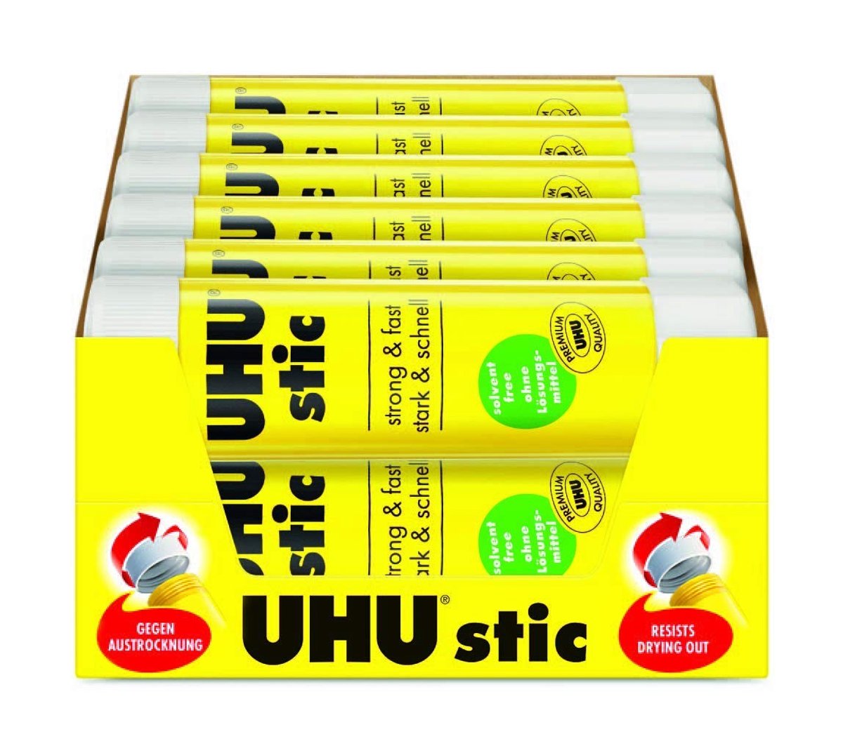 Solidchoice - Lijmstift Set - Vast en Uitwasbaar - 12 Stuks