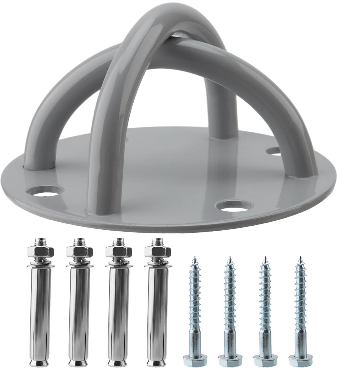 Solidchoice - Ceiling Mount Fitness Hanger met 4 Schroeven en 4 Elastische Buizen