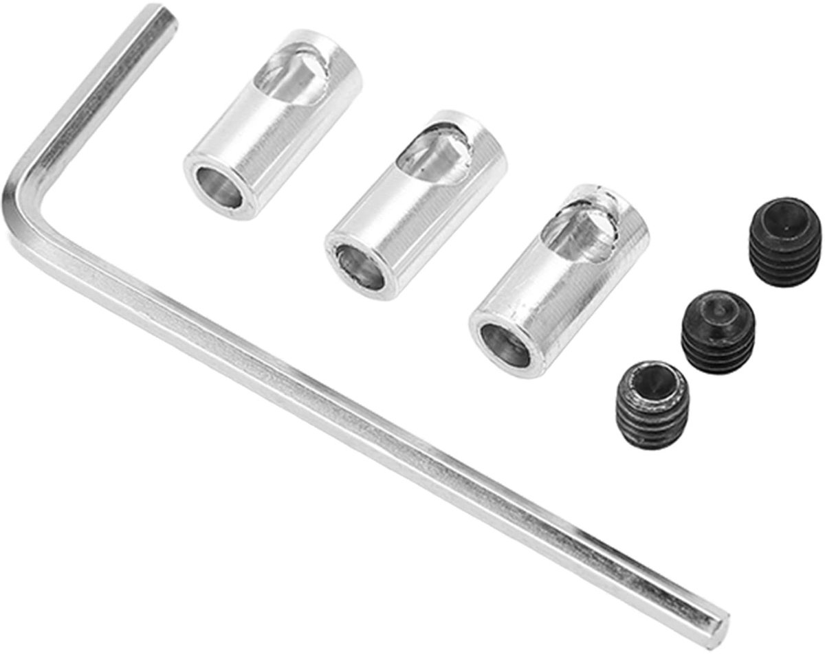 Solidchoice - Motoras Pinion Adapter Set voor 3,175 mm tot 5 mm Asdiameter