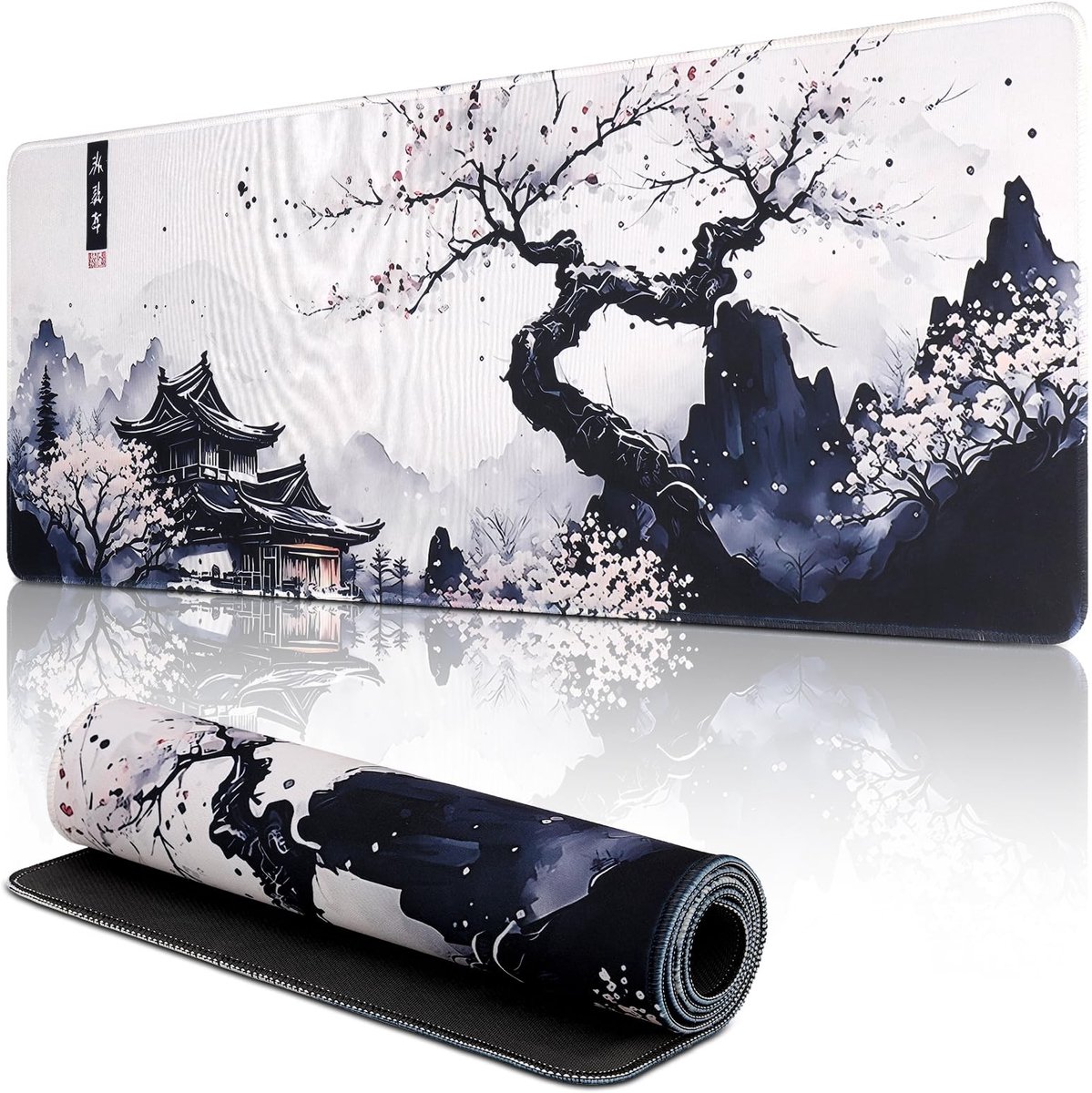 Solidchoice - XXL Gaming Muismat 800 x 300mm met Antislip Onderzijde