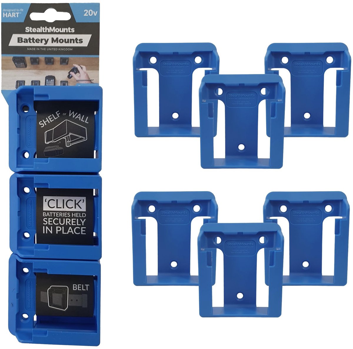 Solidchoice - Batterijhouder voor Draadloze Batterijen 20V