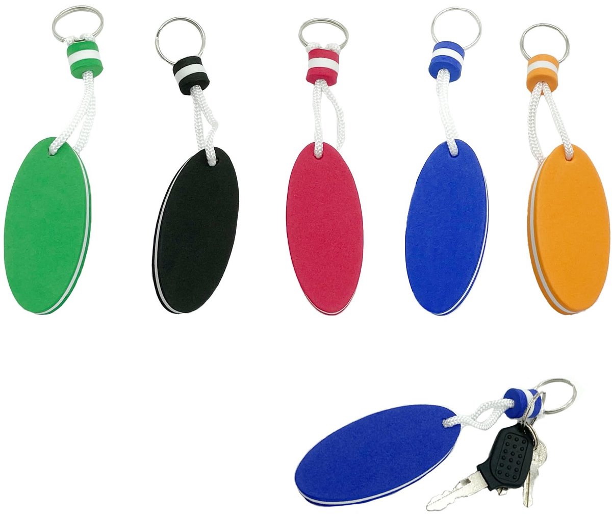 Solidchoice - Set van 5 Drijvende Sleutelhangers voor Wateractiviteiten