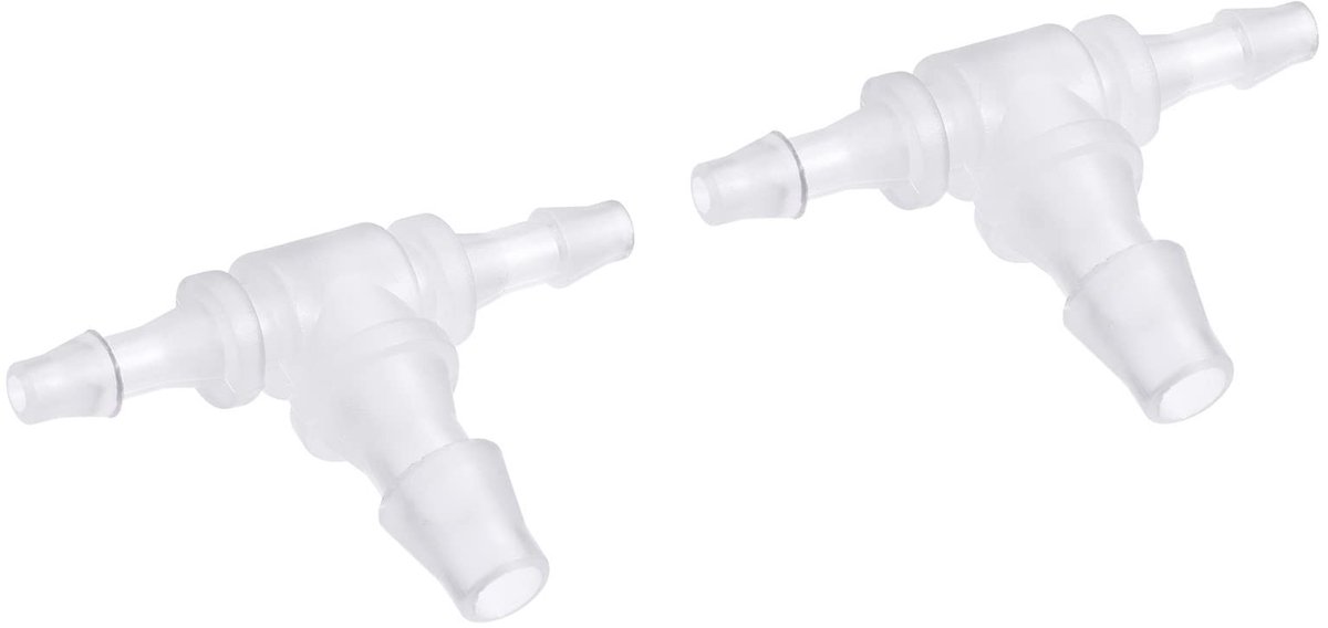 Solidchoice - Set van 2 Slangaansluitingen, T-vormig voor Water en Brandstof