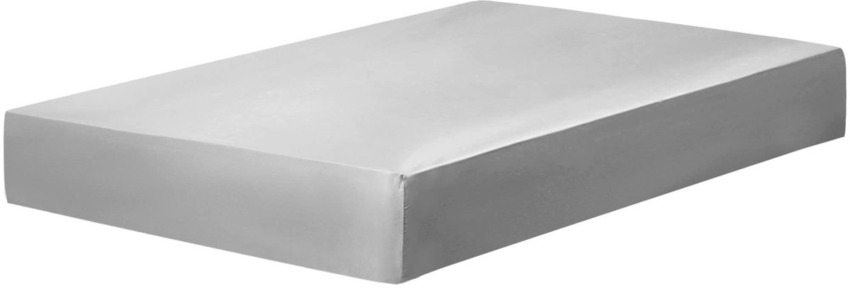 Solidchoice - Fitted Sheet Satijn 100x200cm voor Matras tot 35cm Hoogte