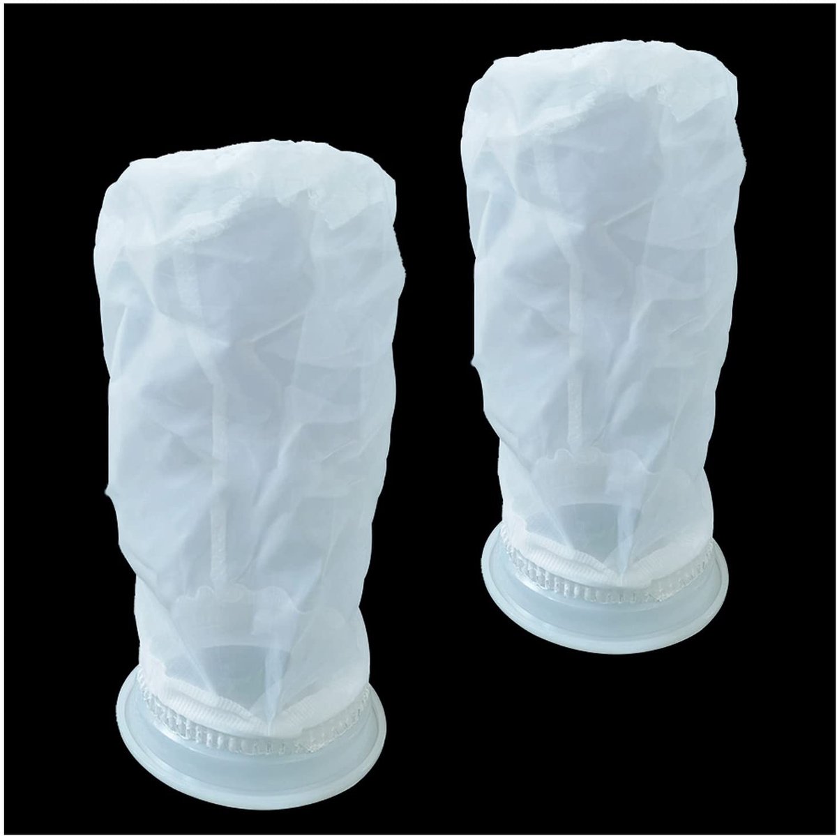 Solidchoice - Set van 2 Wasbare Nylon Filterdeksels voor IBC-Tanks