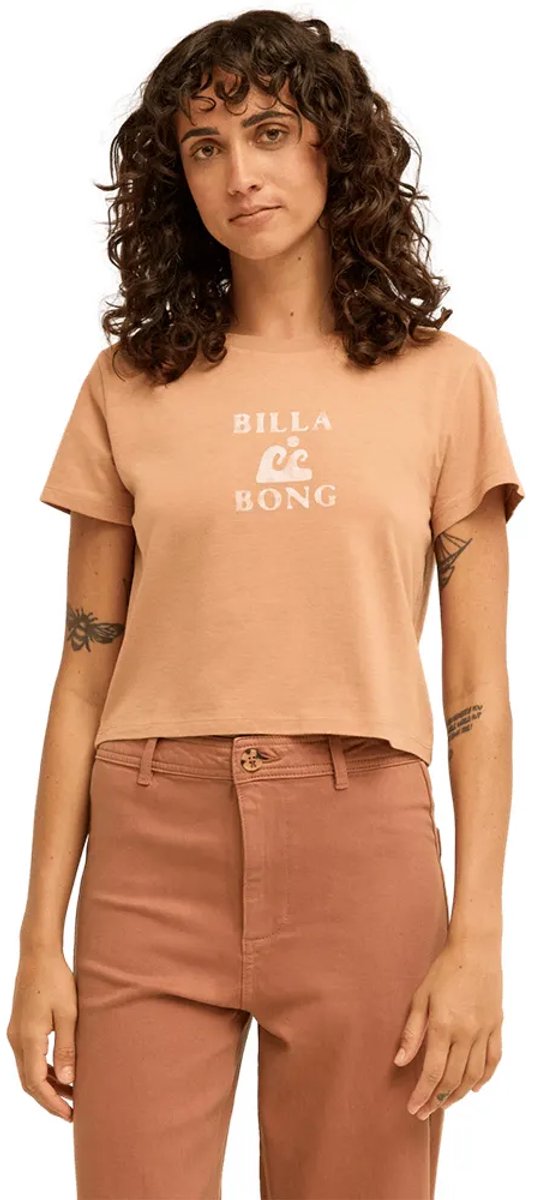Billabong Surfing In Town Ebjzt00655 T-shirt Met Korte Mouwen M Vrouw Sugar Almon