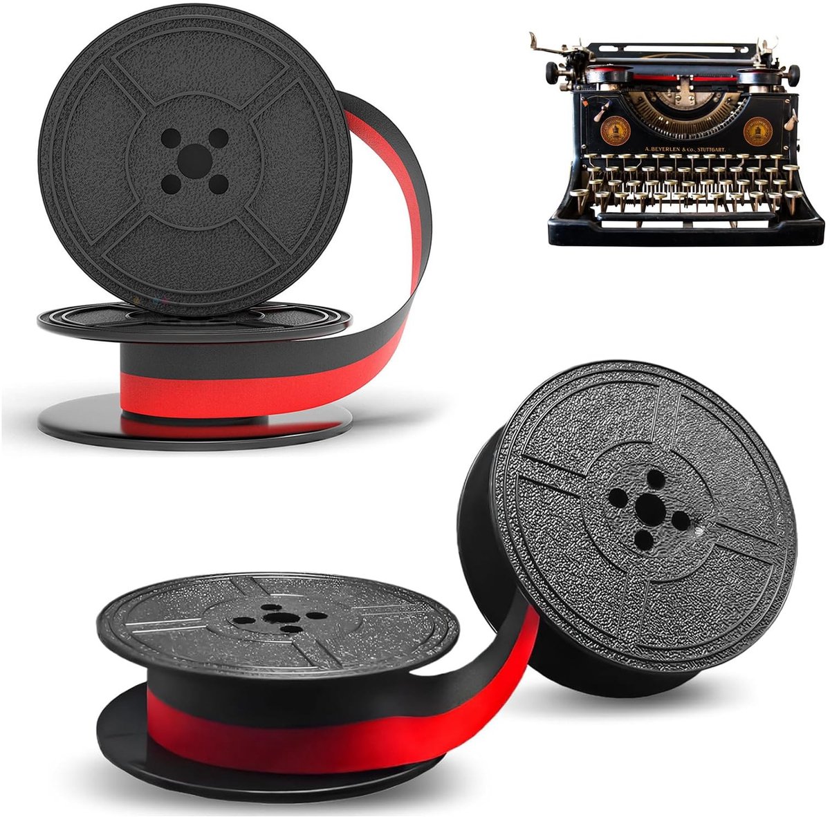 Solidchoice - 2 Stuks Typewriter Tape voor Duidelijke Afdrukken