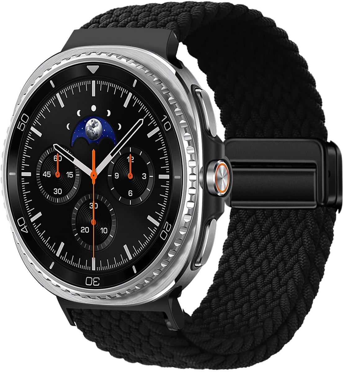Solidchoice - Magnetische Gevlochten Nylon Armband voor Smartwatch