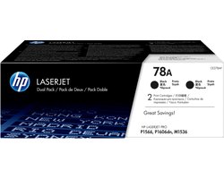 HP 78A - Tonercartridge / Zwart / 2 Pack