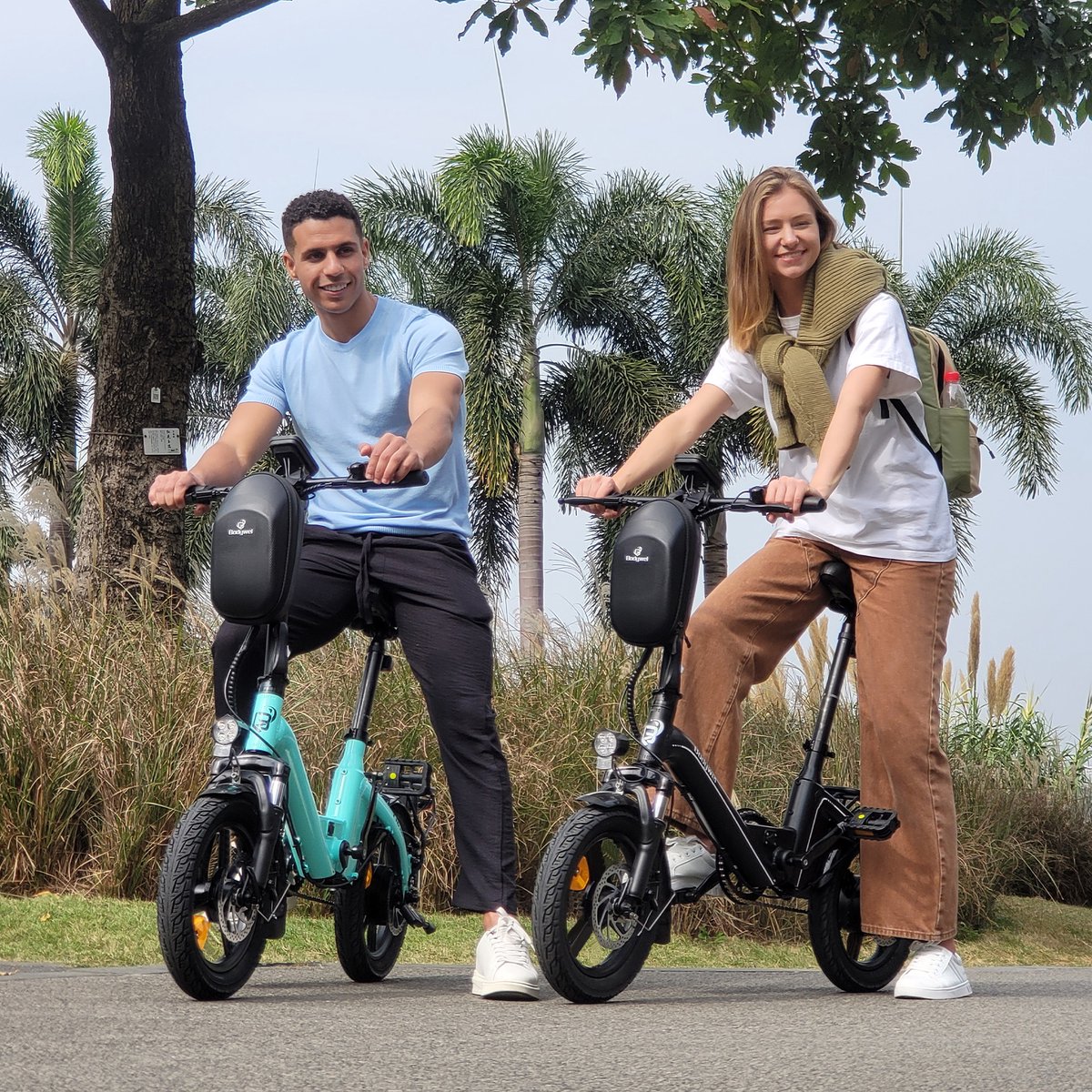 2026 14 Inch Elektrische Vouwfiets- 2.5" Brede Banden -250W Motor -36V 10Ah- Slechts 21 kg- Slim LCD display-Drie snelheidsinstellingen-13/18/25 km/u- 45 km Actieradius-Elektrische fiets - Elektrische stadsfietsen - Opvouwbaar E-Bike voor Woon thumbnail 6