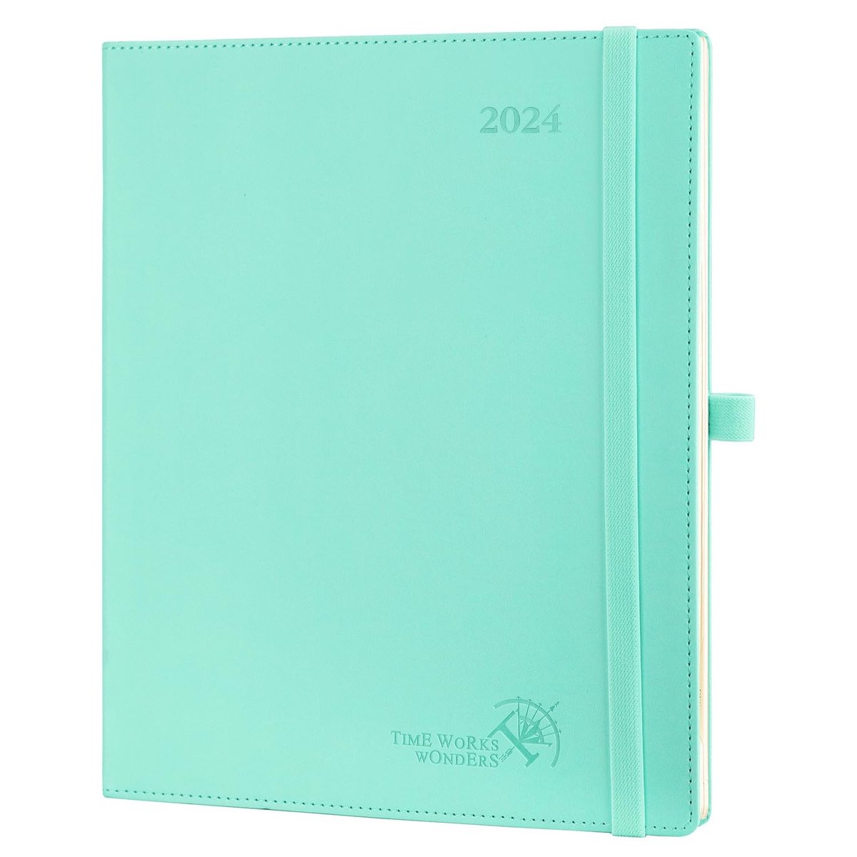 Solidchoice - 2024 Weekagenda Dagboek met Soft Cover en Binnenzak