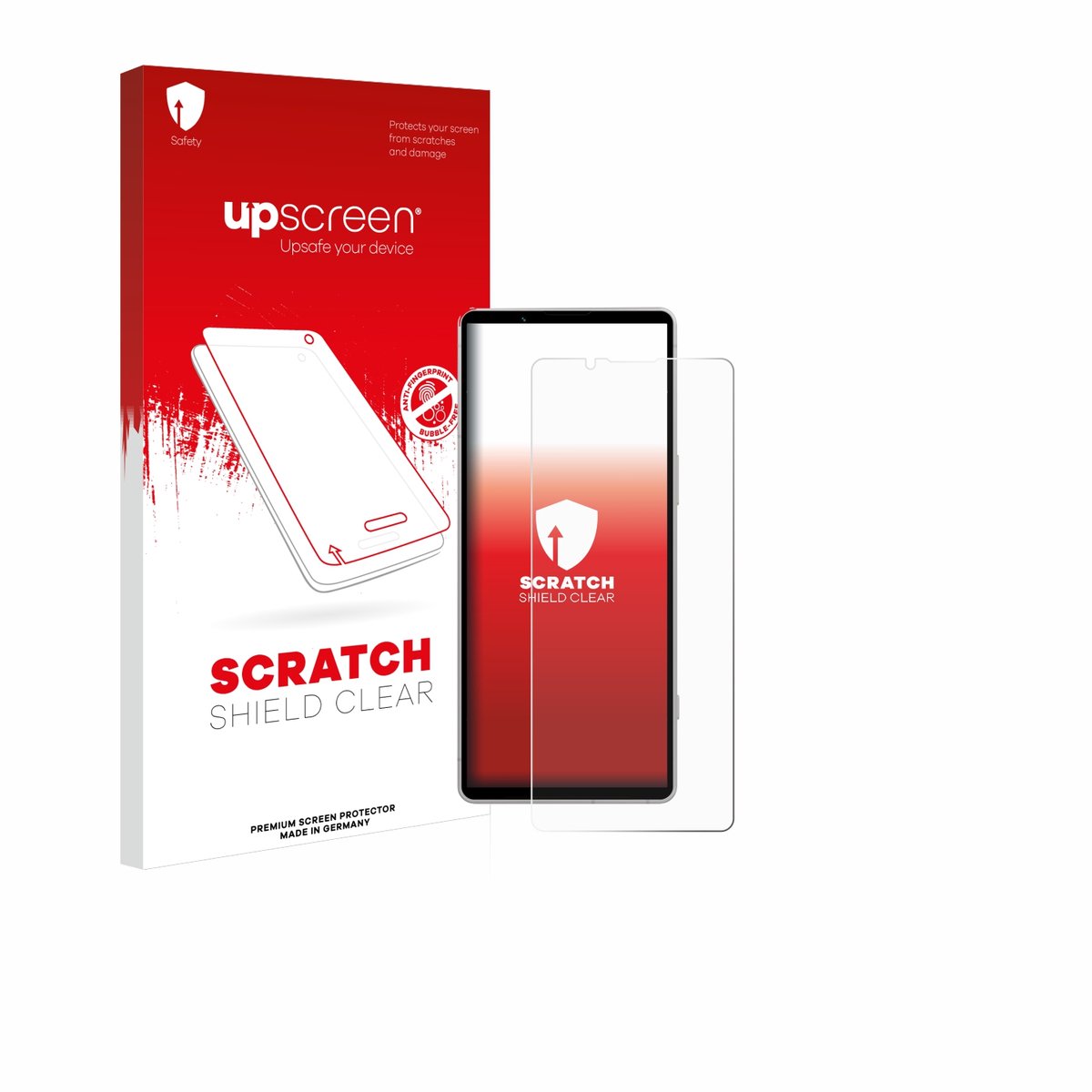 upscreen - Screenprotector voor Sony Xperia 5 V - Folie Beschermfolie transparant