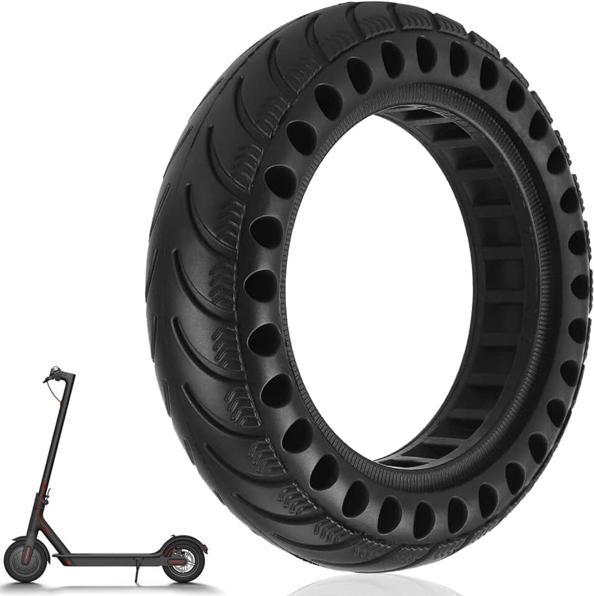 Banden 9 x 2 125 inch 9 inch premium zacht voor Xiaomi M365 elektrische step massief rubberen banden slijtvaste banden voor veilig explosiebestendig voor pendelaars (1 stuk)