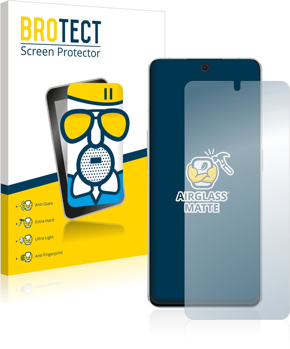 BROTECT - Screenprotector voor Oppo Reno 8 Pro 5G - Folie Beschermfolie Beschermglas matte