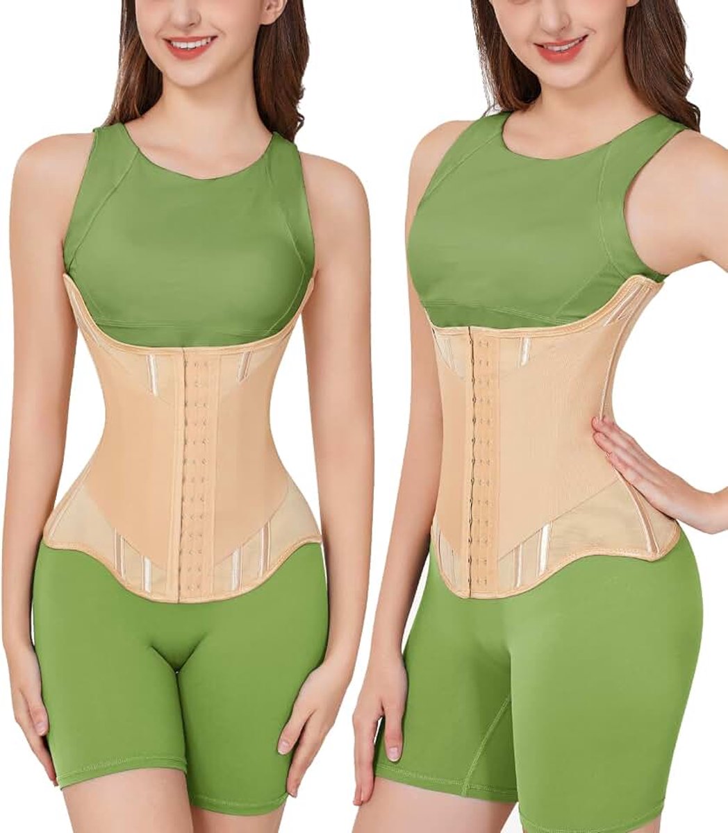 Korset voor dames, buikweg, tailletrainer dames, fitness, tailletrainer, buikwegriem, U-vormige