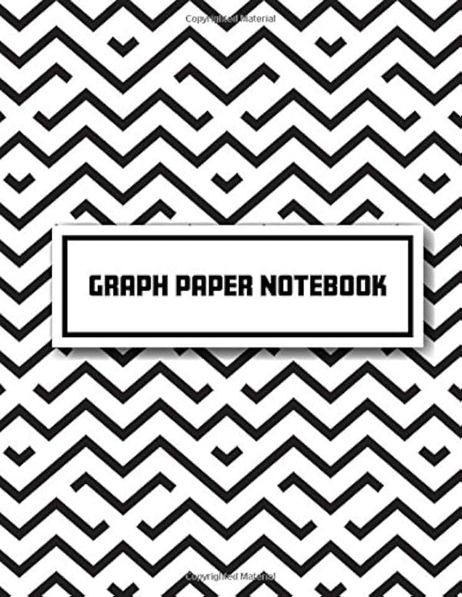 Graphing Notebook: Graph Paper Composition Notebook. Large size 8.5” x 11”.