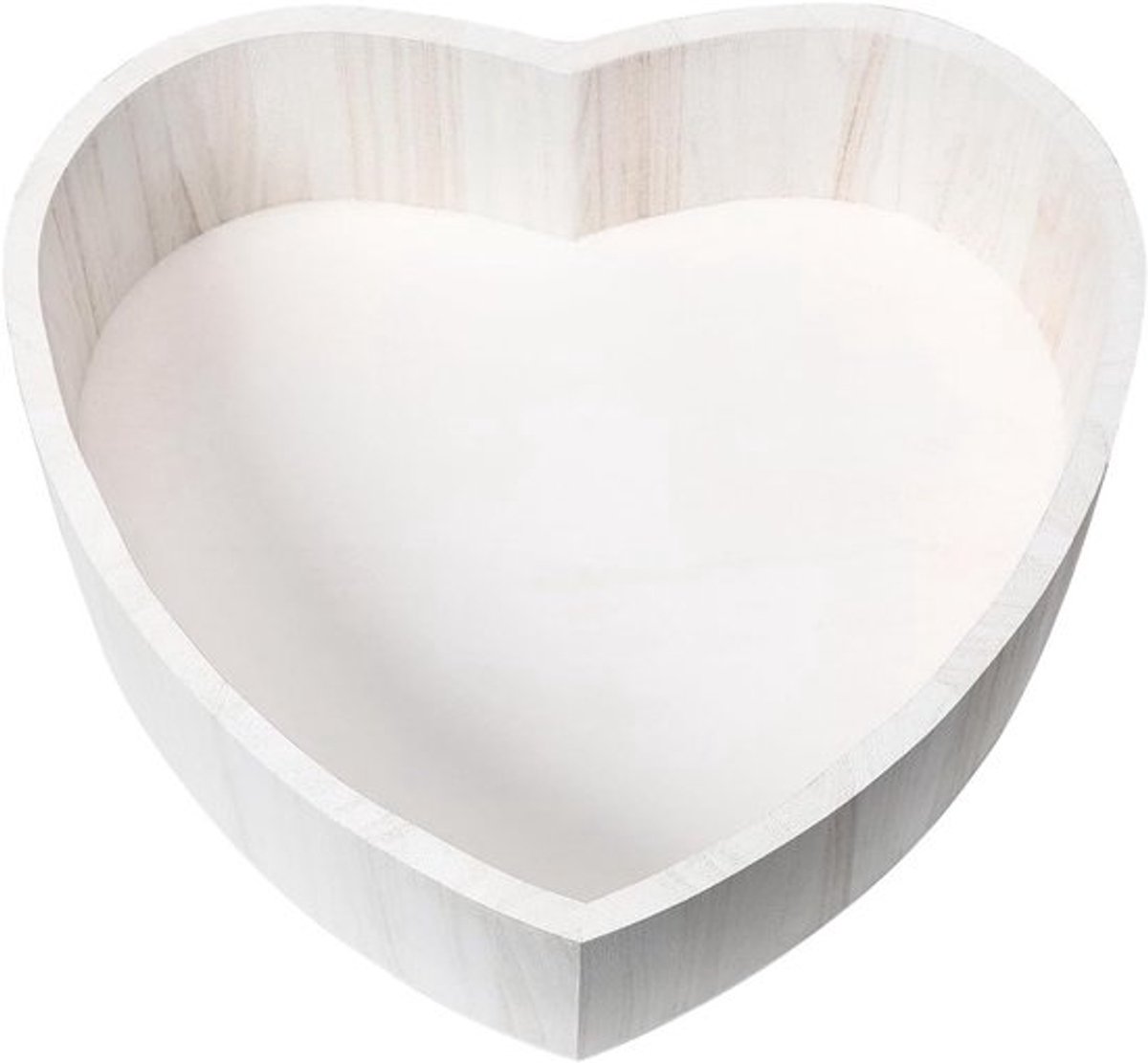 Hartvormige Houten Fotografie Prop Mand voor Pasgeboren Fotoshoot en Item Opslag - Duurzaam en Eenvoudig Ontwerp voor Fotografen, Perfect voor Creatieve Opstellingen