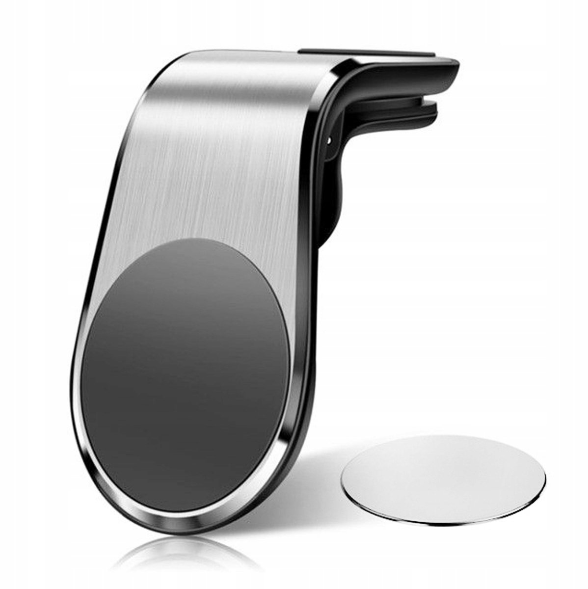 Magnetische Telefoonhouder Auto - Zilver Metaal voor Ventilatie