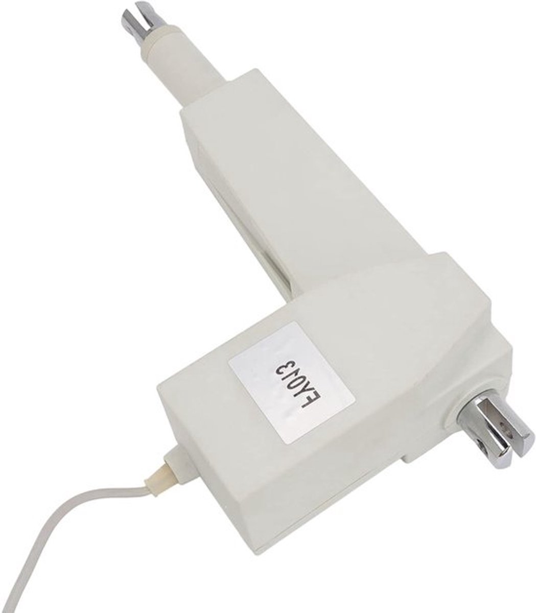 Lineaire actuator 200 mm met 8000 N laadvermogen, 24 V, 4 mm/s snelheid voor tv-lift en massagebed
