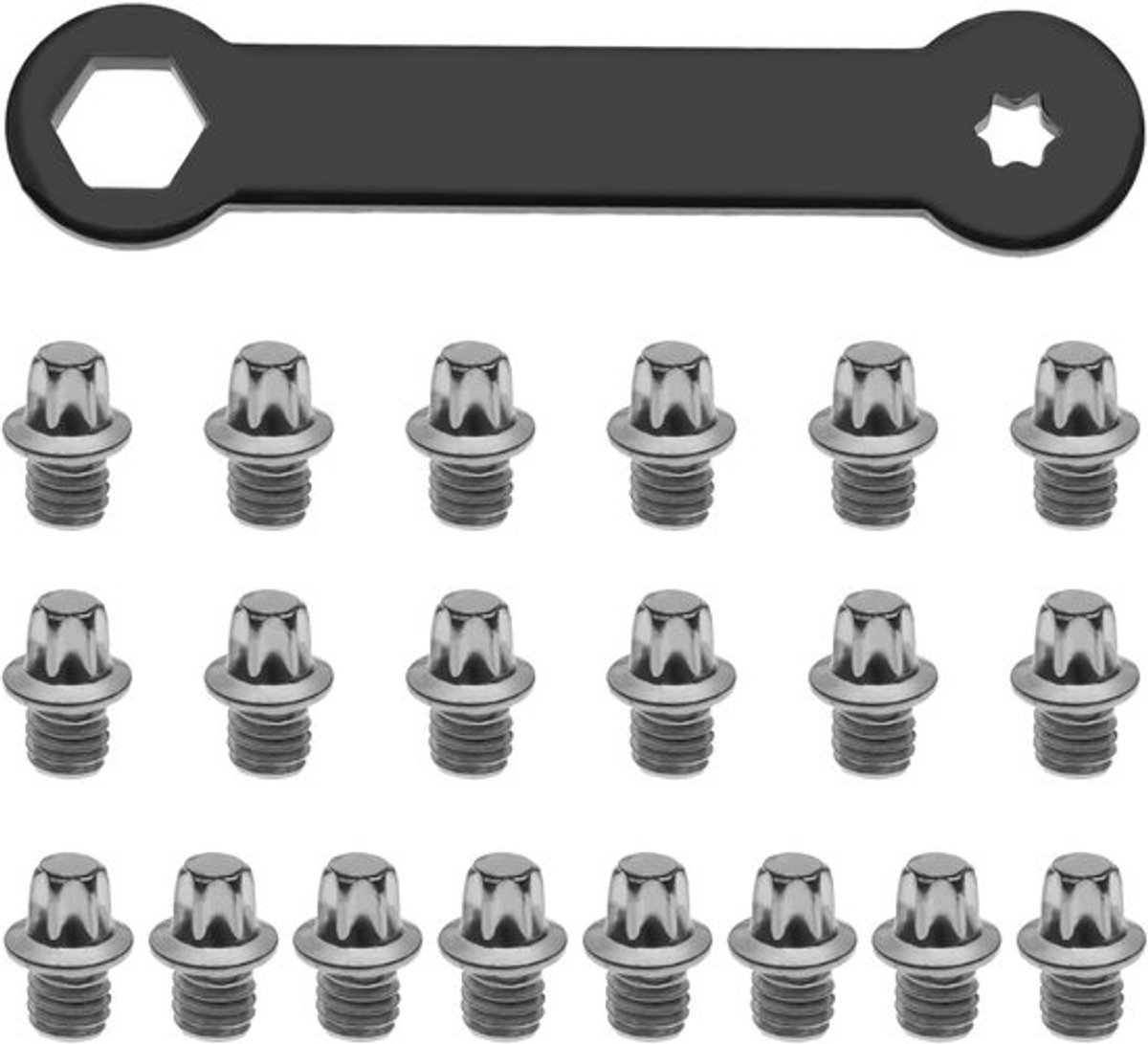 Fietsaccessoires - Fiets Pedaal Schroeven - Anti Slip Nagels - Staal - Fiets Pedalen - Fiets Bouten - Geschikt voor M4x4.4mm - 50 Stuks - Torx Sleutel - Fiets Pedaal - Fiets Accessoires - Nagels.