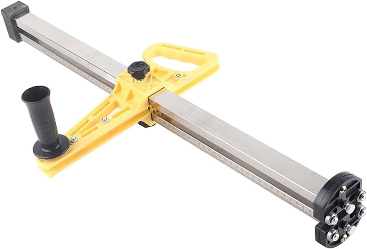 Gipsplaatsnijder met 7 lagers en dubbele messen, roestvrij staal, handbediening, snijgereedschap, 20-600 mm, snelle snede voor gipsplaat, KT-plaat, karton