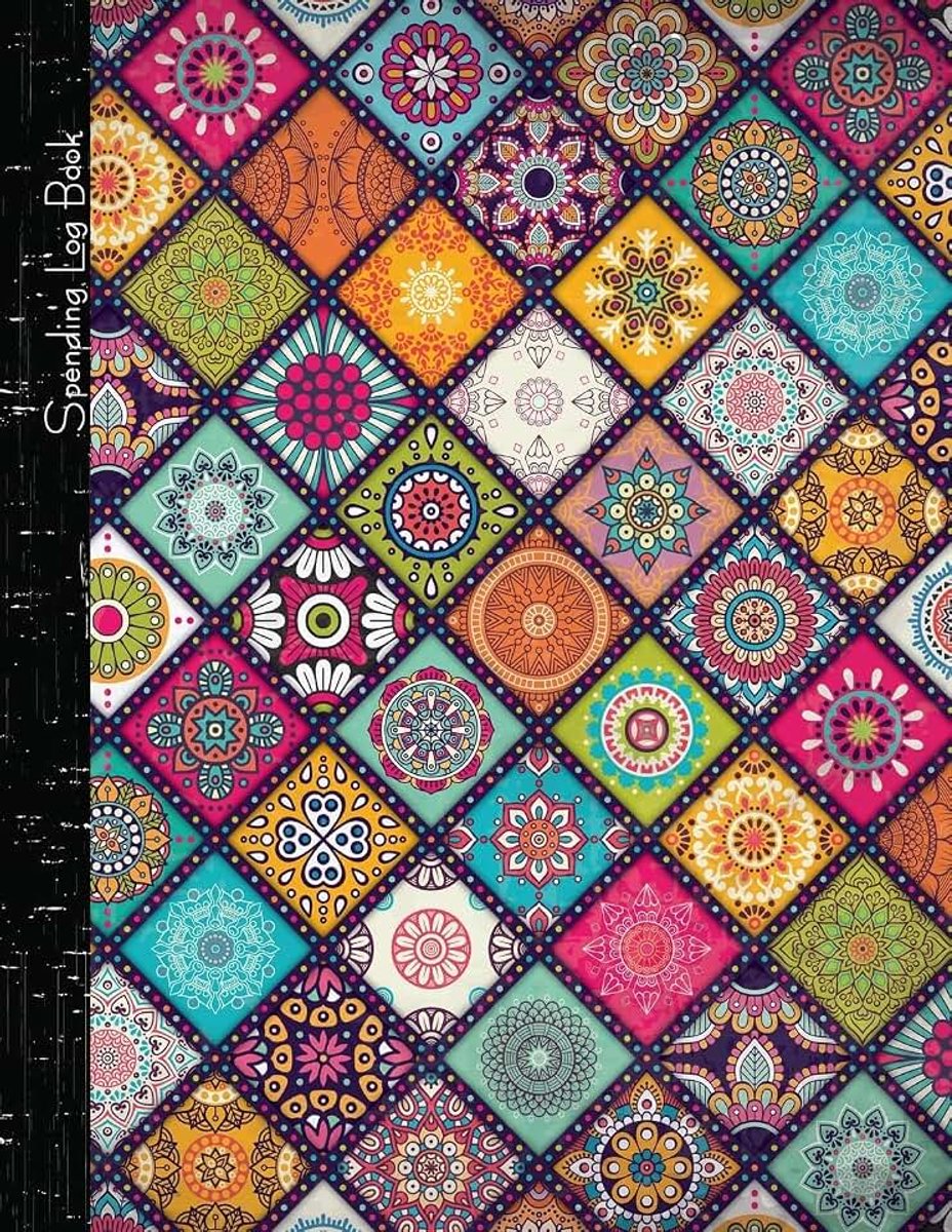 Log Book: Payment Record Tracker; Daily Expenses Tracker - Mandala - Manage Cash Going in & Out, Simple Accounting Book, Small & Compact; Money Management