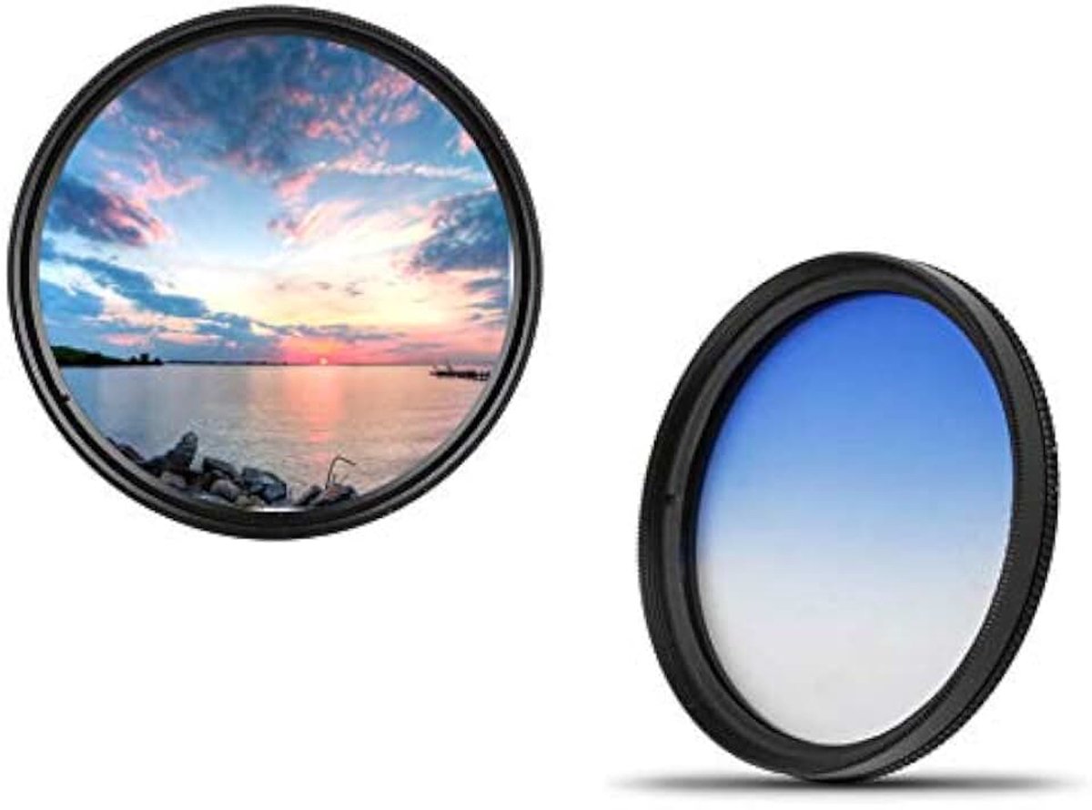 46mm Professional Gradiënt Filter Blauw Kleurfilter Gegradueerd 46 mm dHD DIGITAL blauw