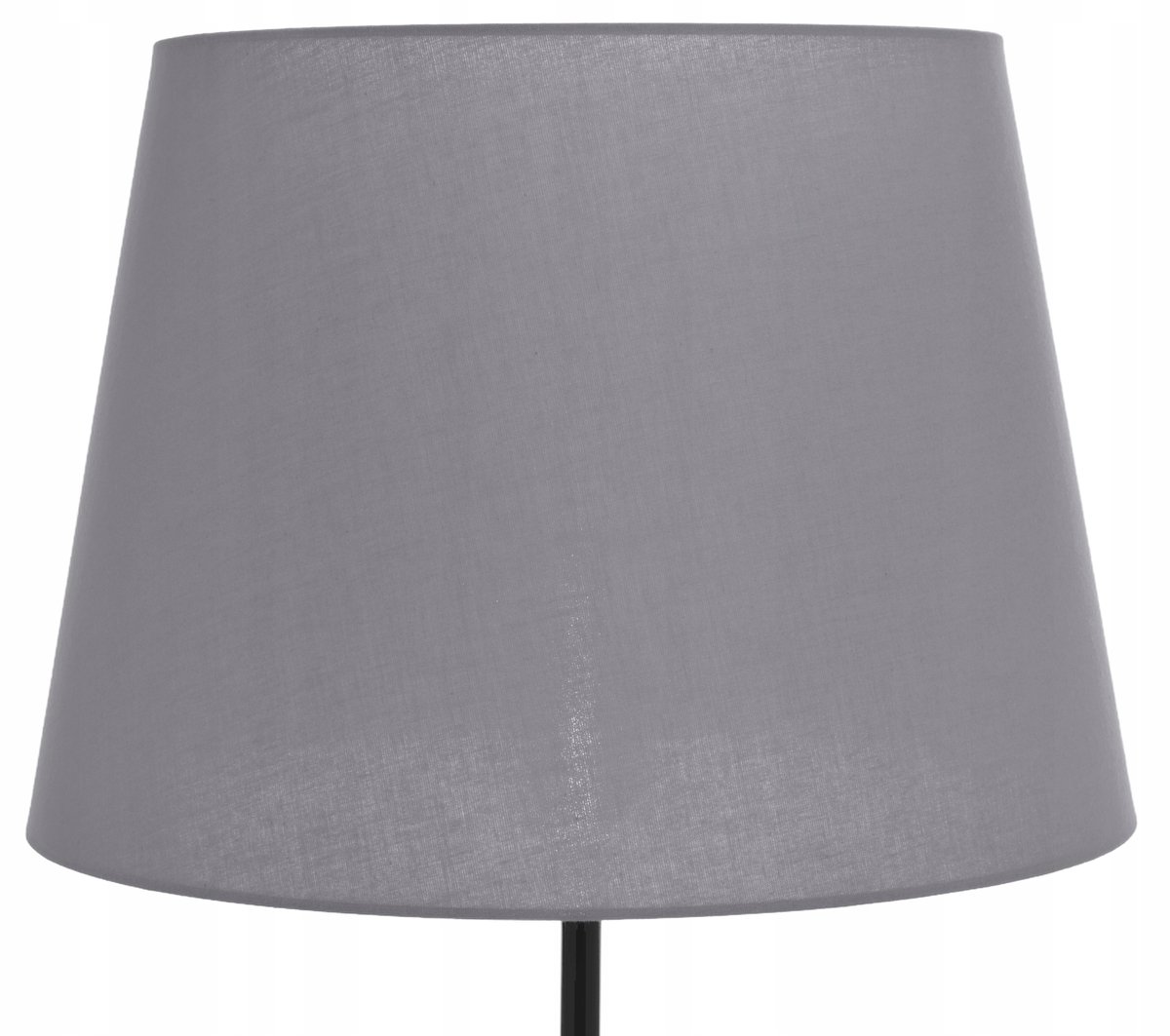 Lampenkap Kegel E27 Grijs Katoen 34x44cm H29 - Stijlvolle Sfeerverlichting
