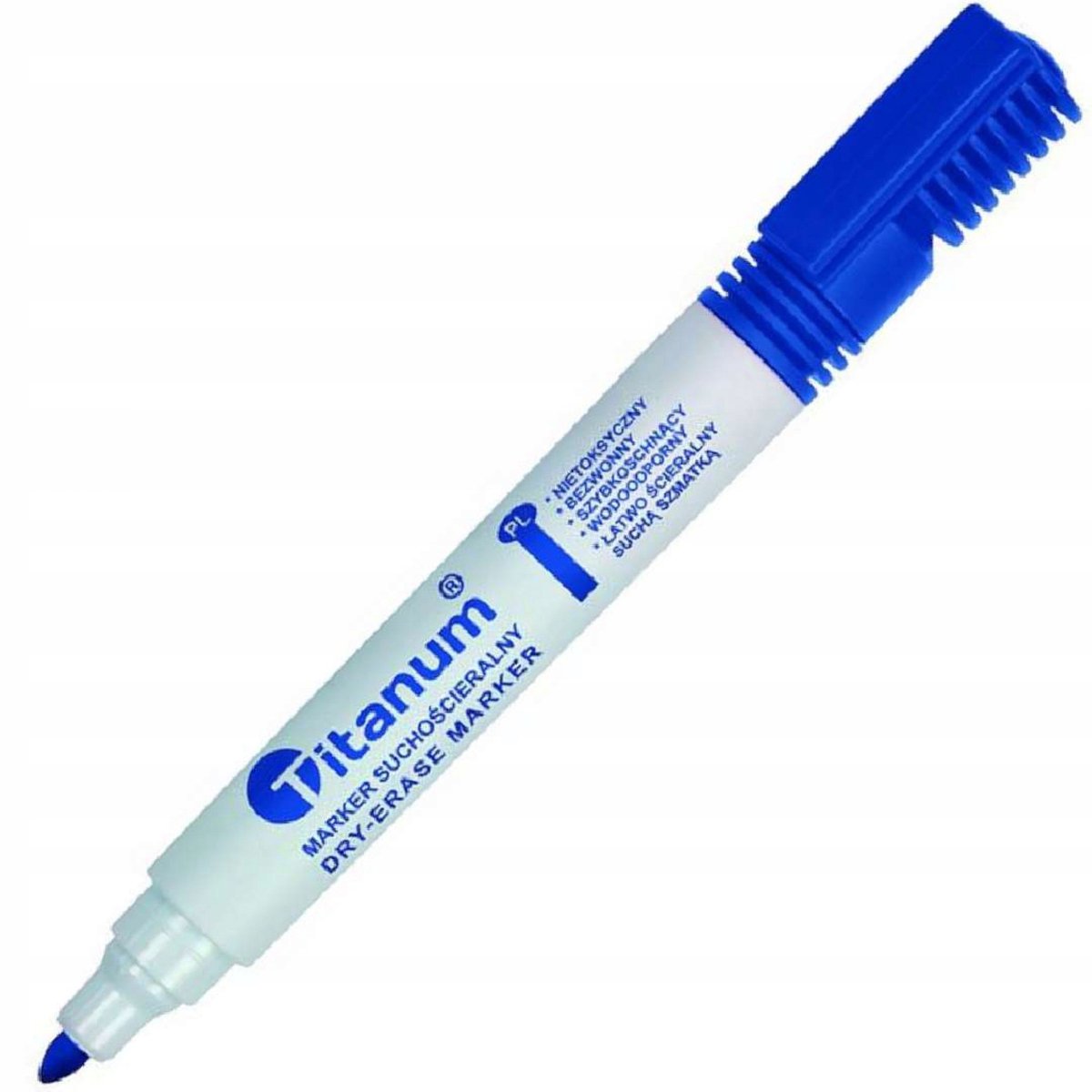 Titanium Whiteboard Marker Blauw - Dik, 3mm