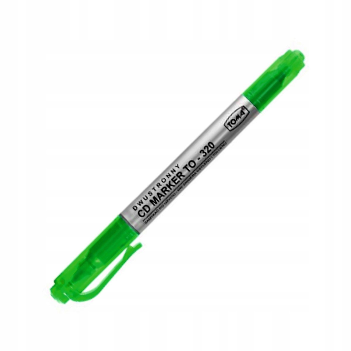 Toma Dubbelzijdige Groene Permanent Marker voor CD/DVD