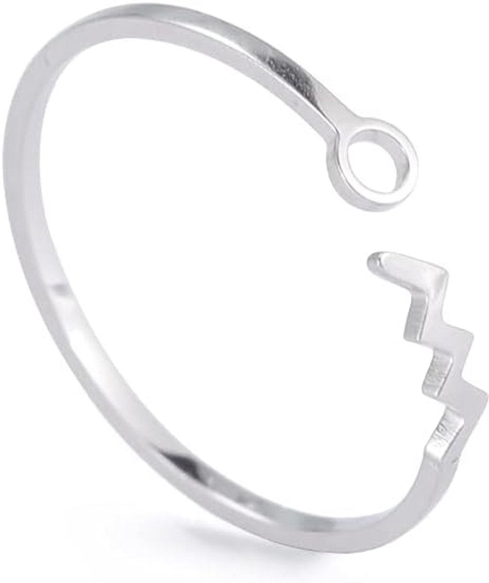 Ringen voor vrouwen 12 sterrenbeelden open ring Ram Leo Maagd Tweelingen Weegschaal Vissen Schorpioen Verjaardagscadeau (Waterman
