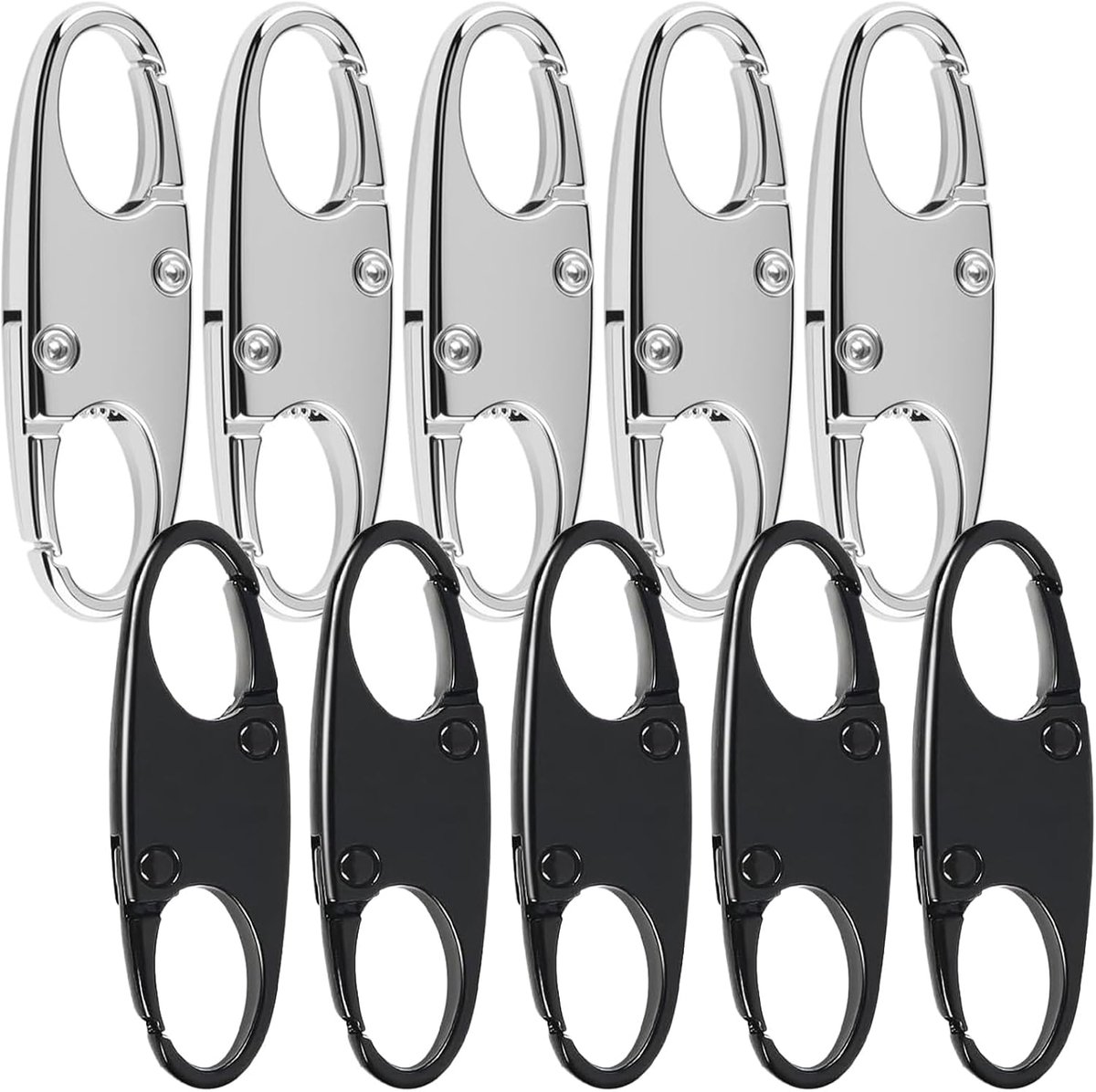 10 Pack Rugzak Slot Anti-Diefstal Koffer Slot voor Luchtreizen - Rits Bedel Bagage, Handtassen, Portemonnees Veelzijdige Tas Sluiting Gehaakte Tassen