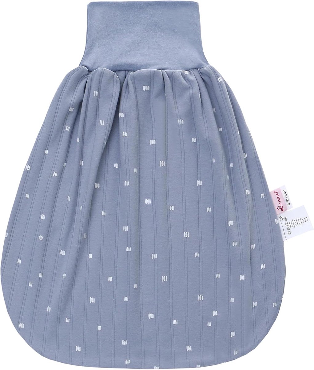 Babyslaapzak 0,5 TOG - Katoen - Blauw - Ideaal voor zomer - SnelShoppen