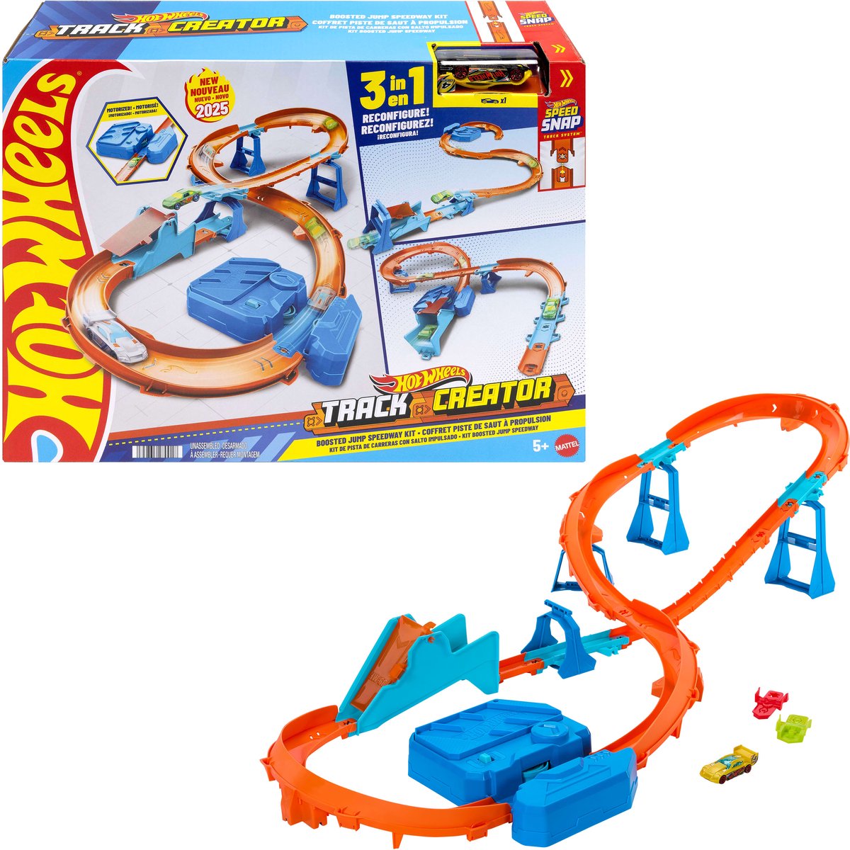 Hot Wheels Track Builder Track Creator Boosted Jump Speedway