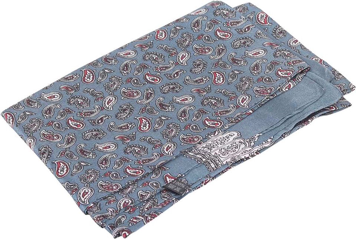 100% Zijden Sjaal voor Heren 11 Momme Zijde Satijn Dubbelzijdig Herensjaal voor Lente Zomer Herfst Casual Business 155 x 26 cm