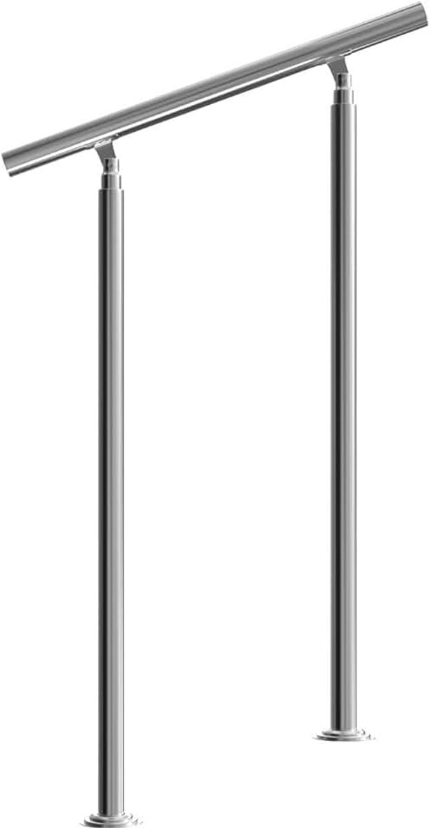 Trapleuning edelstaal - 80 cm zonder spijlen - balustrade
