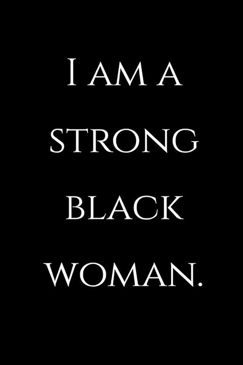 Am A Strong Black Woman: Lined Journal For Black Women