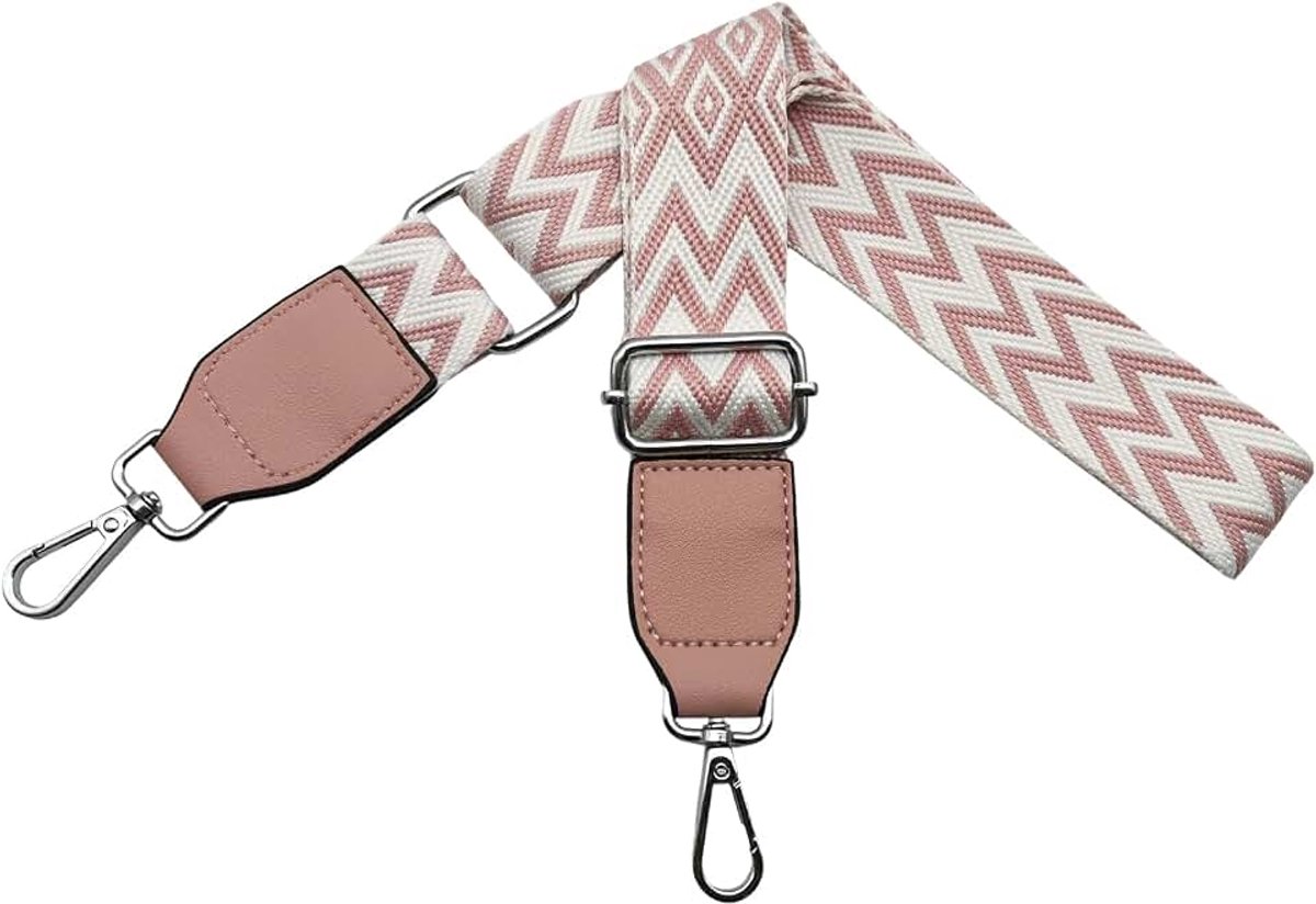 Tasriemen om te wisselen, schouderriem voor tassen, breed, 3,8 cm, van leer met zilveren karabijnhaak, schouderriem, tasriem voor dames, doe-het-zelf accessoires, blauw, W11