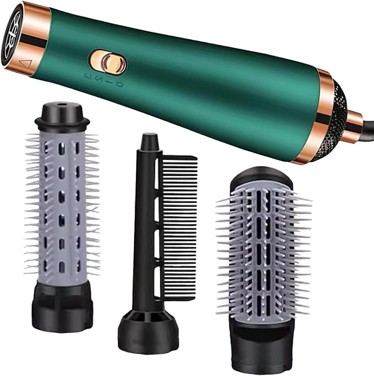 Lucht Hairstyler - Multi-styler haartool - Professioneel Stylen - Intelligente Warmteregeling - 22x4 cm - Zwart