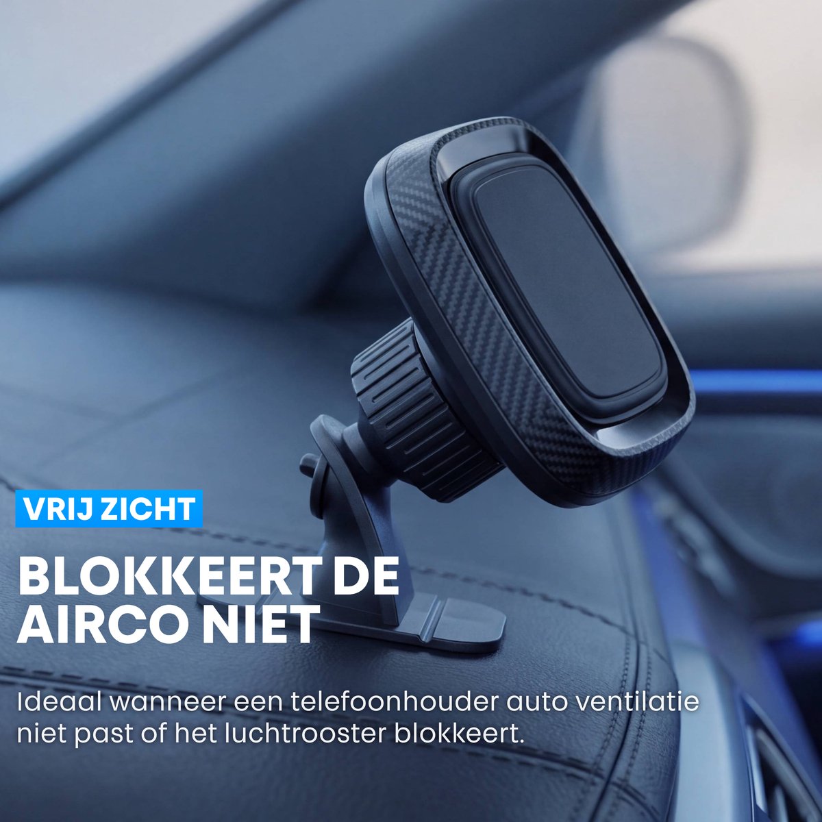 Phreeze C22 Duo - Telefoonhouders Auto Magnetisch - Magneet Telefoonhouder - Auto Telefoonhouder - Magnetische Telefoonhouder - 3M VHB Plaksticker - Klein - Universeel - 2 Stuks — afbeelding 9