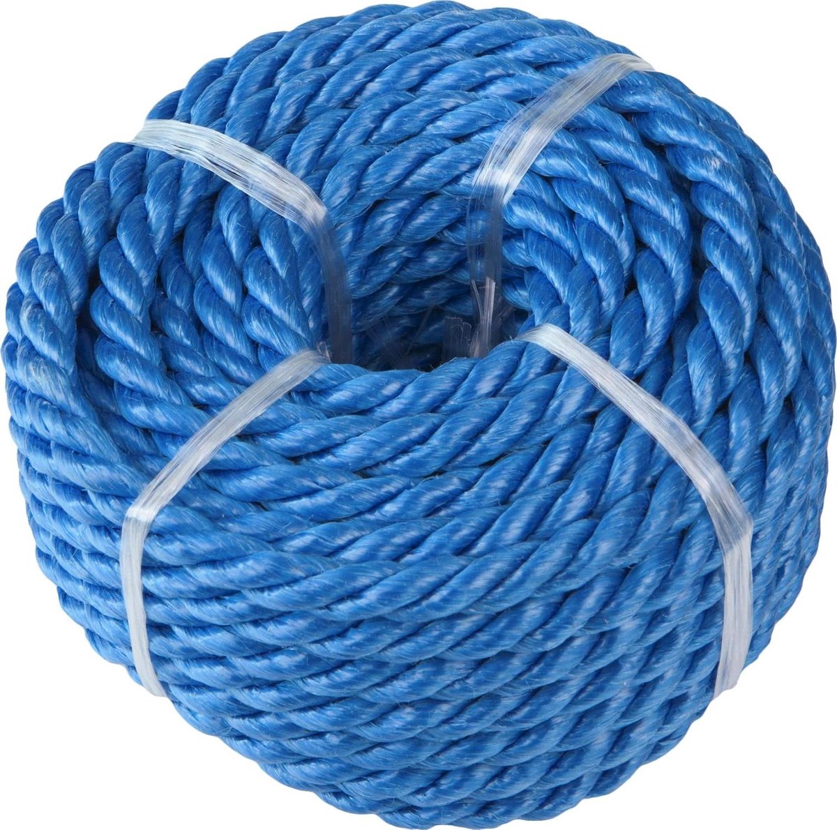 Polypropyleen Touw - Stevig Koord - Diverse Klussen - Robuuste Vezels - 8 mm x 10 m - Blauw