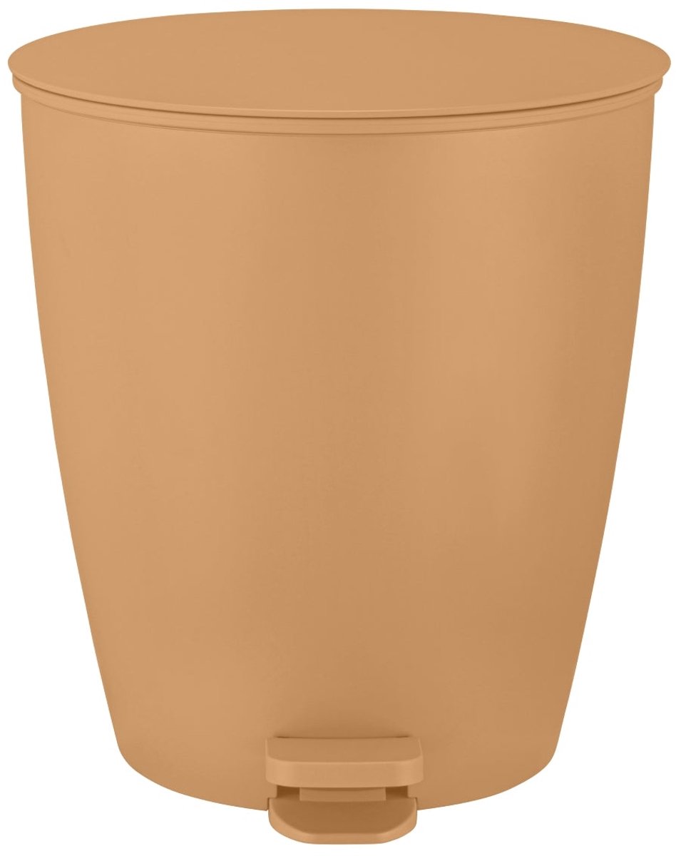 Blomus Ava Pedaalemmer Tan 3 Liter | Bruin / Oranje | Plastic / Siliconen