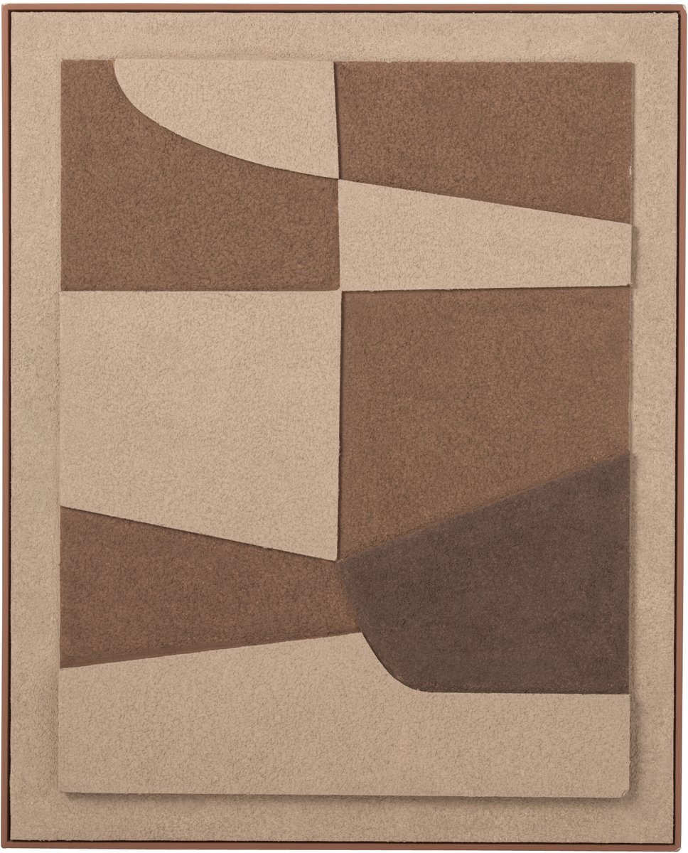 J-Line Schilderij Cut - MDF - bruin