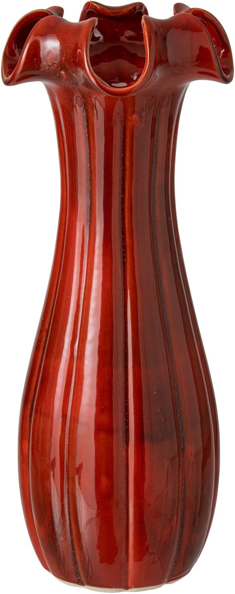 J-Line Vaas - klei - rood - large