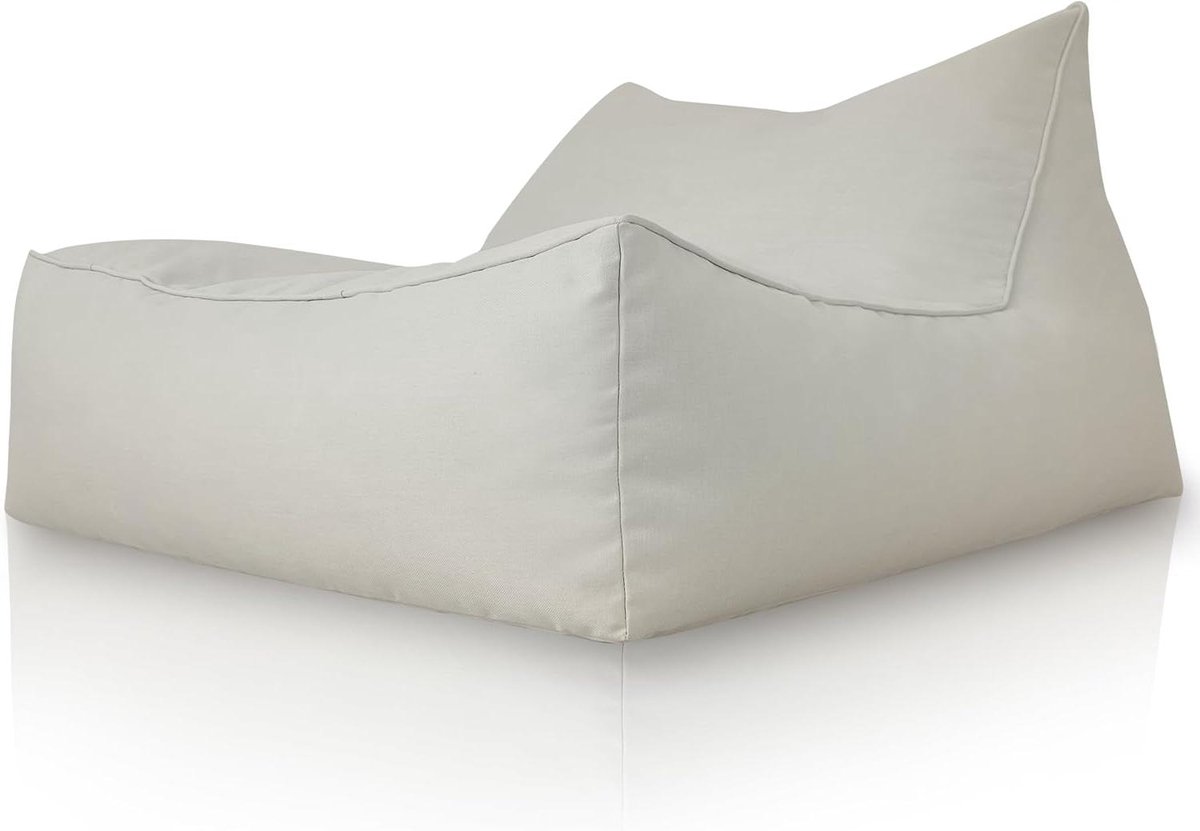 Enorme zitzak - Beanbag voor 2 - Comfortabel relaxen - Waterbestendige stof - XXL formaat - Beige