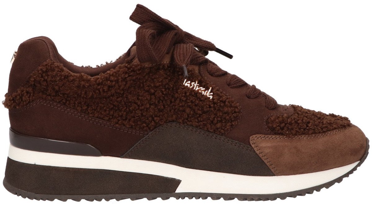 La Strada Sneaker Bruin Met Bont - Damesschoenen - Maat - 39